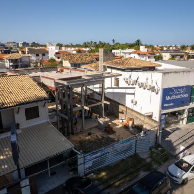 Construção em andamento